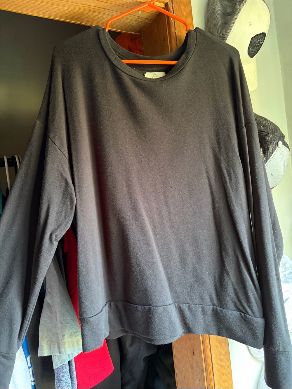 aerie Women’s Crewneck Sweater - Black